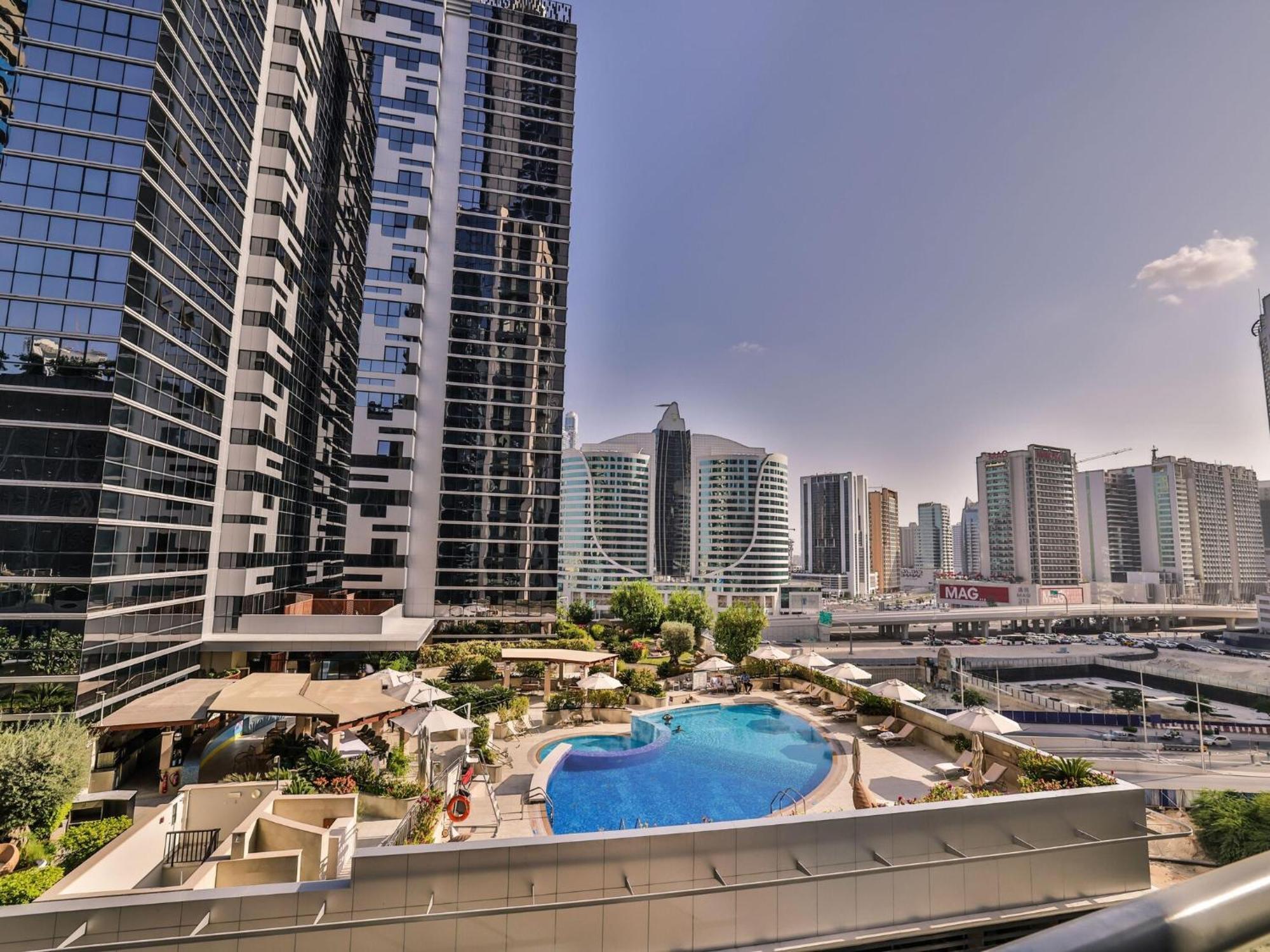 Luxe Apartments Near Dubai Mall Burj Khalifa Pool Gym Parking Exteriér fotografie